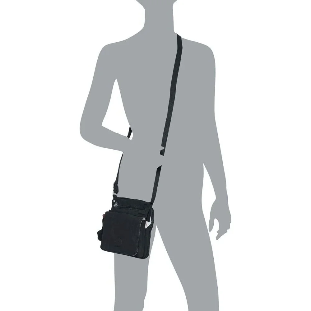Women's Nylon Crossbody Bag Lightweight Travel Small Black